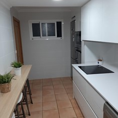 Hermosa Cocina con Moderno Diseño